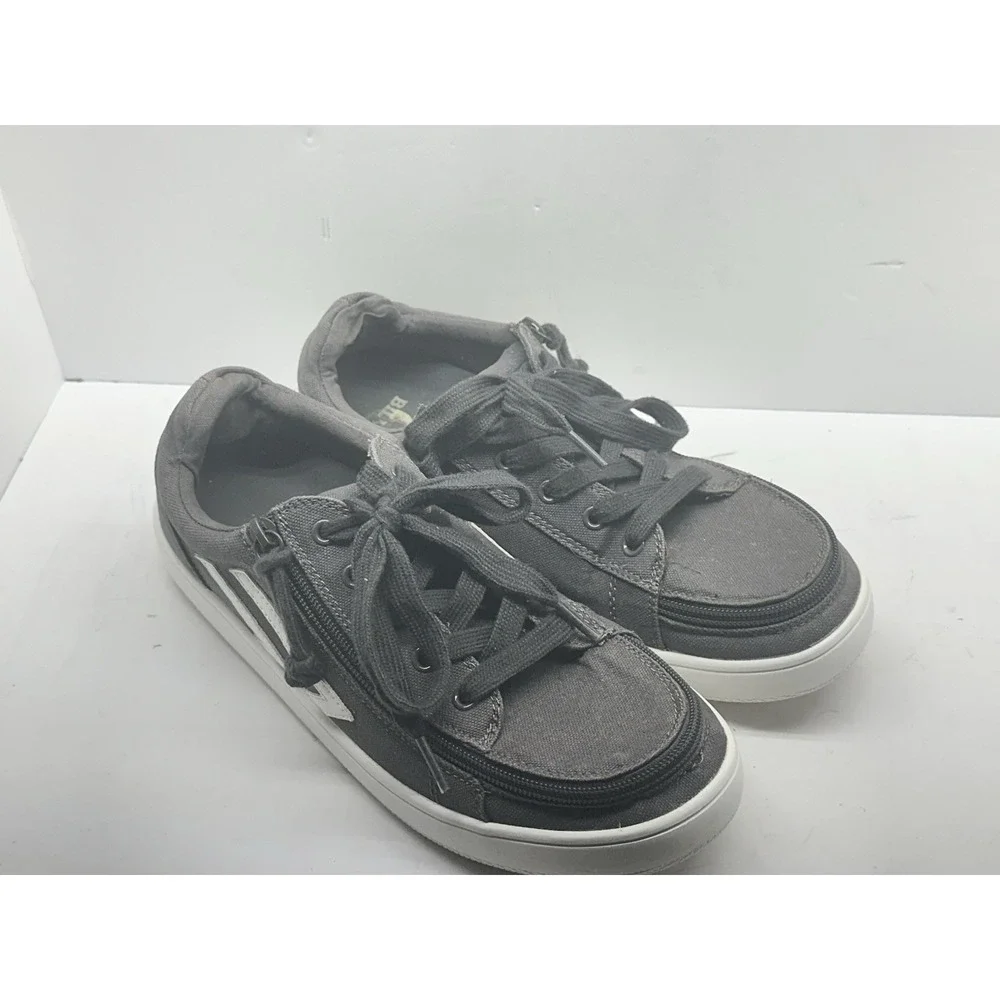 Billy Footwear Zippered Toe Classic Lace Up Low Top Men Sneakers Size 9.5